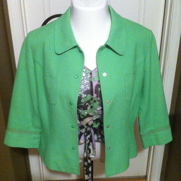 Size 12 Etcetera Jacket-matches shell in my closet