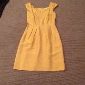 Gold banana republic dress