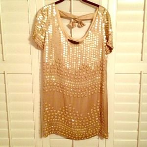 Sequin evening dress