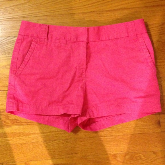 SOLD J.Crew pink chino shorts