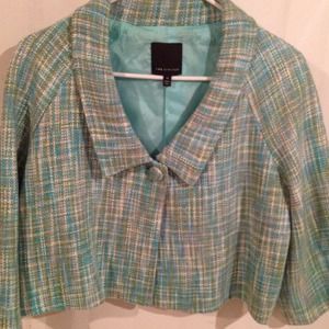 Blue Wool Blazer by The Limited size 12