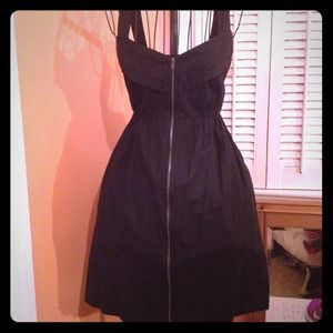 Black Zipper Dress