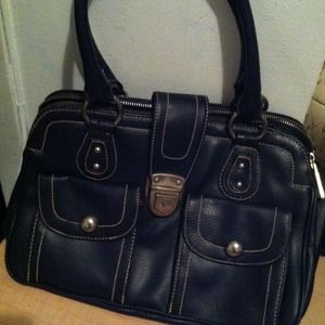 Navy blue purse