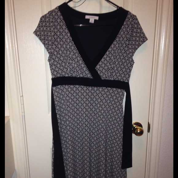 Black and white print dress - Picture 1 of 4