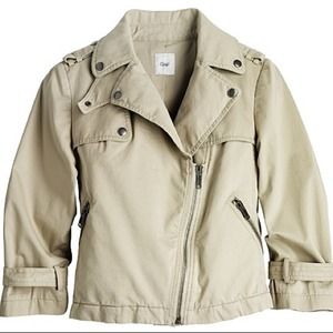 ⛔Reserved⛔Alexander Wang/GAP Moto Jacket Cropped