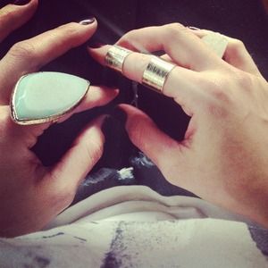 I have a thing for BIG rings!