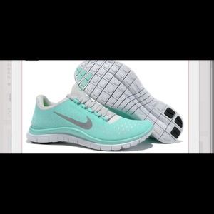 Tiffany Blue Nike Free Runs