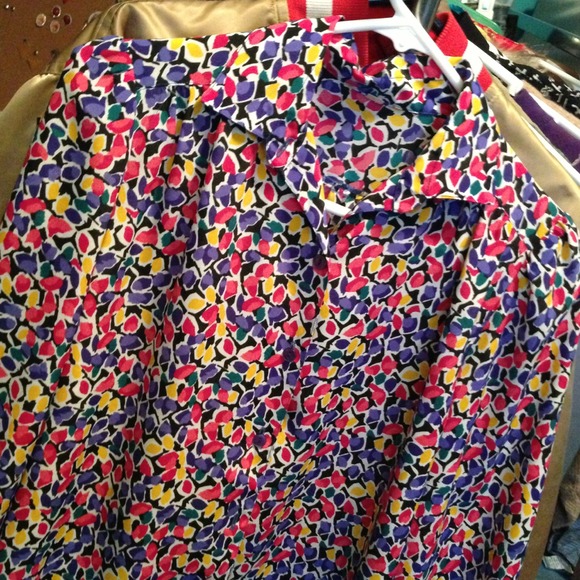 Colorful button up - Picture 2 of 2