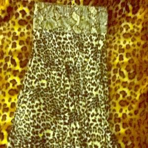 Animal print dress