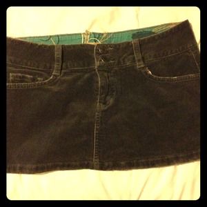 Grey mini skirt