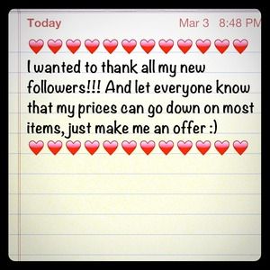 Just wanted to say thank you