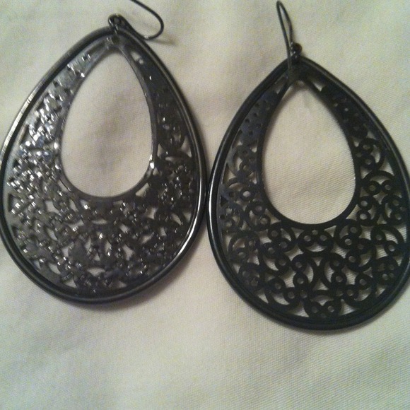 SOLD!!! Dark silver earrings