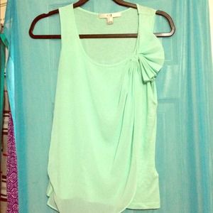 Mint green tank