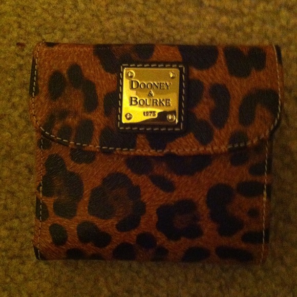 Dooney & Bourke Clutches & Wallets - ❌Sold❌Dooney & Bourke leopard  wallet Authentic
