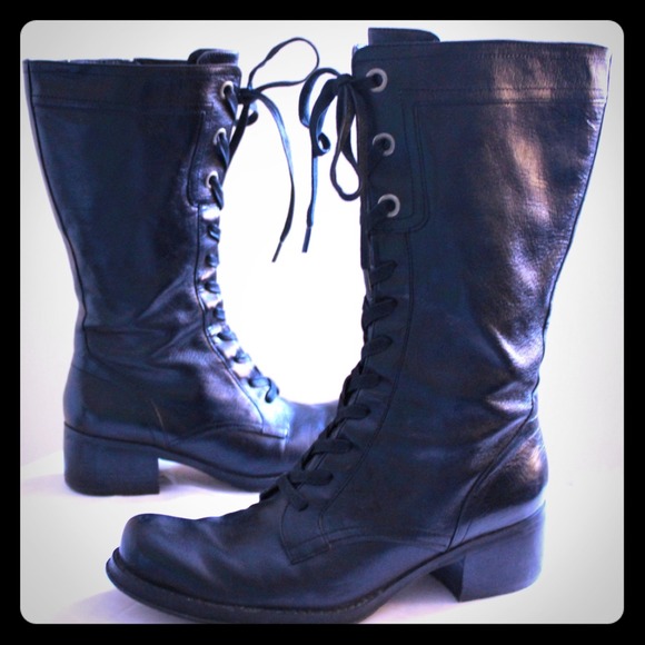 Nine West combat boots