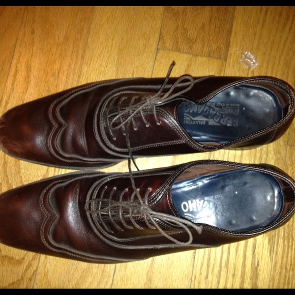 FERRAGAMO Brown men's shoes - Picture 3 of 4