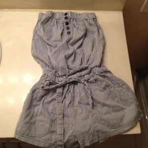 Striped romper
