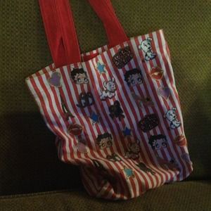 Betty boop tote bag
