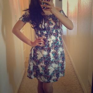 🎀Sold🎀Roxy flora tube top dress 🌻