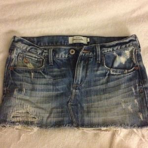 Abercrombie jean skirt