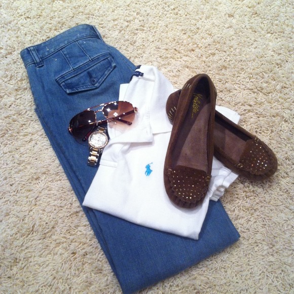 ✳LIKE NEW LOFT DENIM TROUSERS