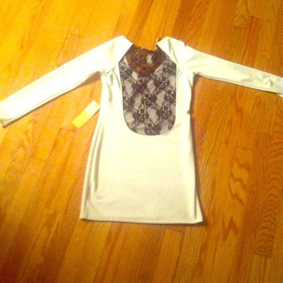 Sexy lace back dress