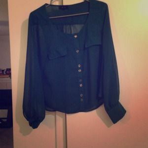 Green Sheer Shirt