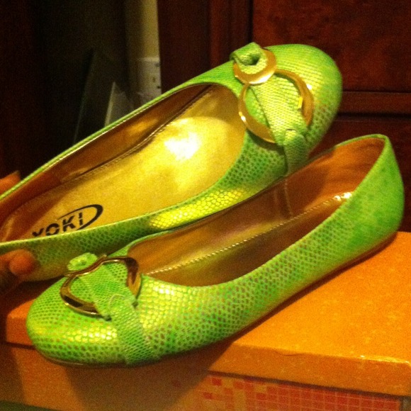Lovely green flats