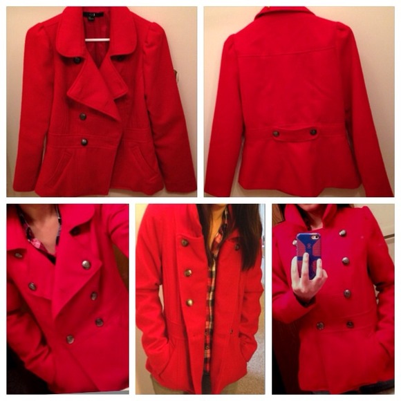 Forever 21 Red Jacket/Blazer/Outerwear