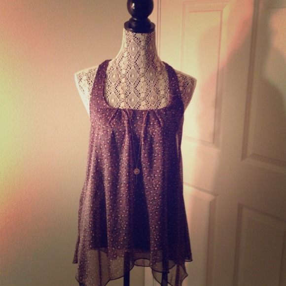 Purple, flowy tank top!