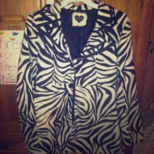 Zebra coat