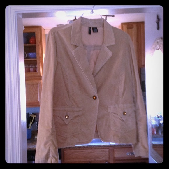 MitXit Corduroy khaki color 2 pocket blazer XL