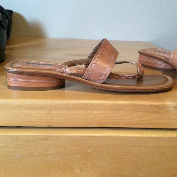 Tan colored flip flop sandals SOLD!! - Picture 2 of 2
