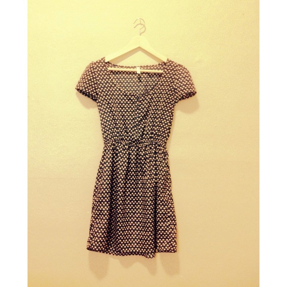 🚫TRADED🚫striped polka dot dress
