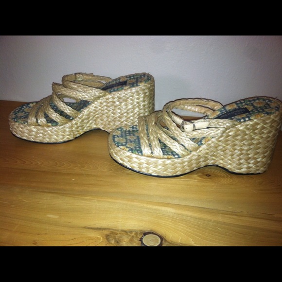 Wedge sandals. SOLD!! - Picture 1 of 1