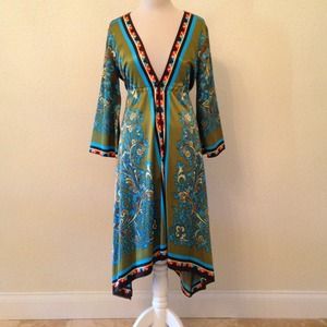 Multi color handkerchief dress