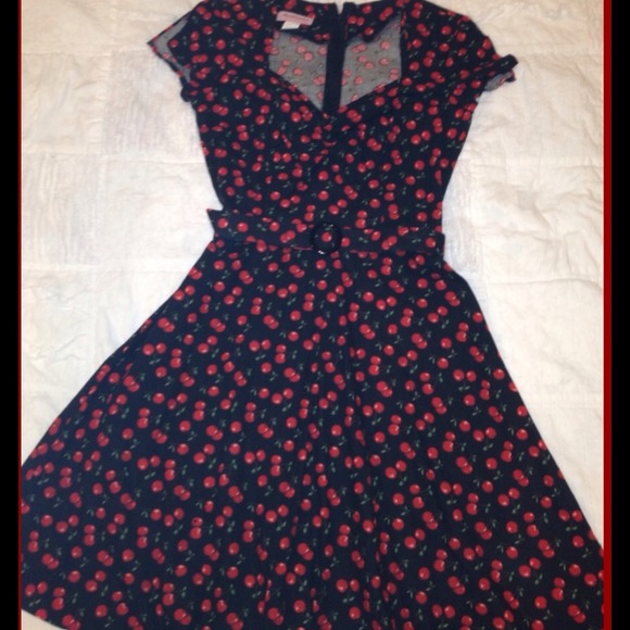 💢SOLD💢Pin up Cherries dress! - Picture 1 of 3