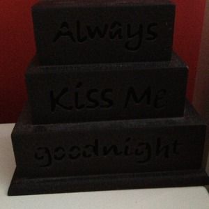 Always kiss me goodnight lamp