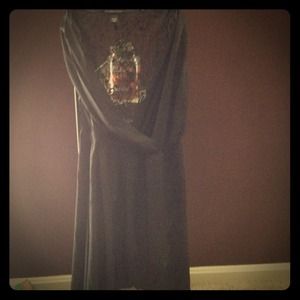 Black cocktail dress