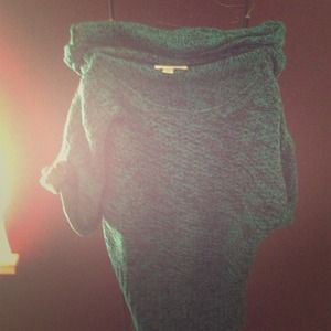 Green and black sweater