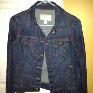 Small Women's Old Navy Dark Denim Jacket.