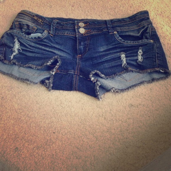 Denim shorts