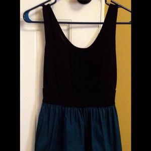 Small Be Bop blue & black dress