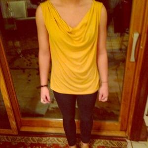 Mustard colored top