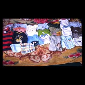 23 pieces baby boy clothes