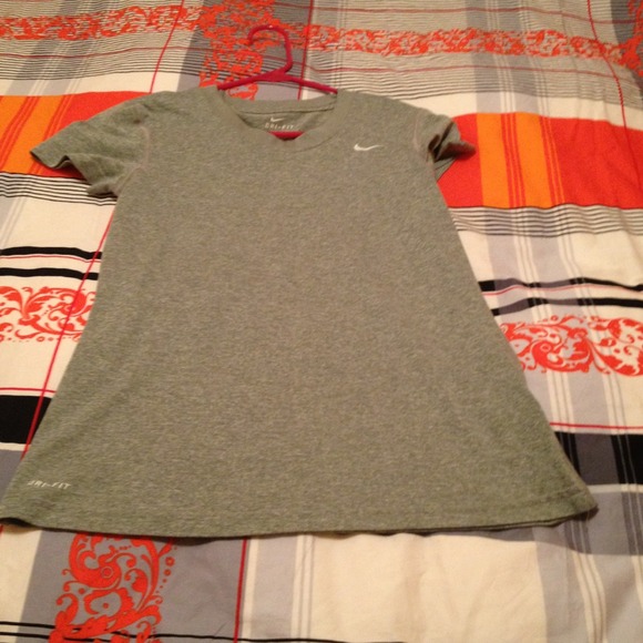 Gray Nike shirt