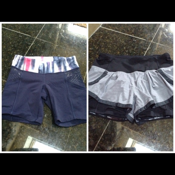 Lulu lemon running shorts