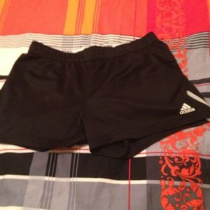 Black Adidas shorts. SOLD!! ❤❤🌀🌹🌺