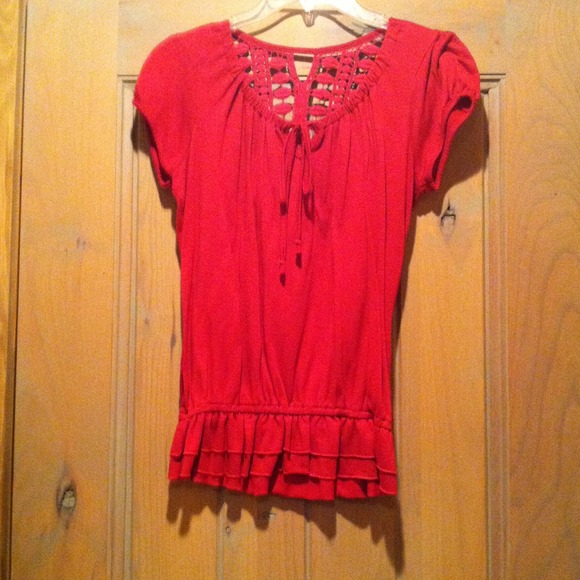 Magenta blouse
