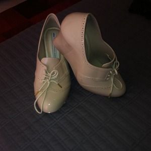Melissa cream shoes